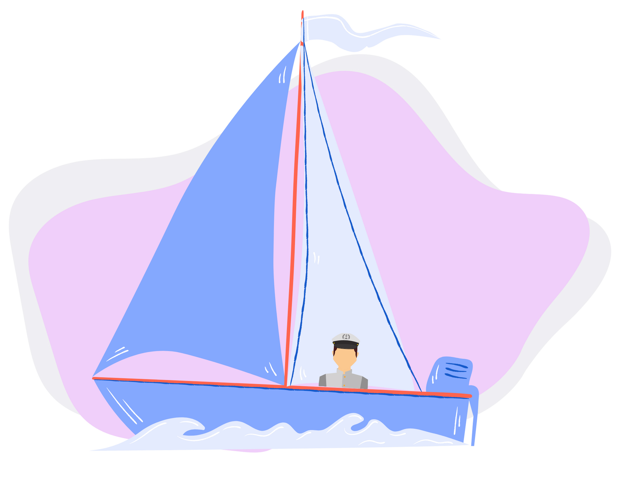 Sailboat graphic